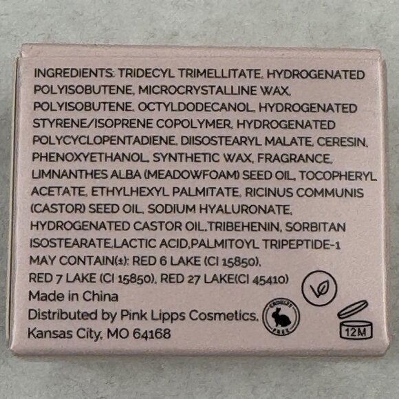 PinkLipps Lip Sleeping Mask Cherry Hydrates-Softens-Plumps 15g Smooth Hydrate - Picture 4 of 7